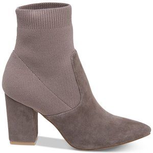 NWT Steve Madden Rosalie Suede Sock Bootie Gray7.5